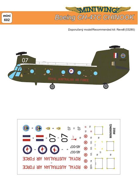 Boeing CH-47C Chinook (Australian Air Force)  MWG72602