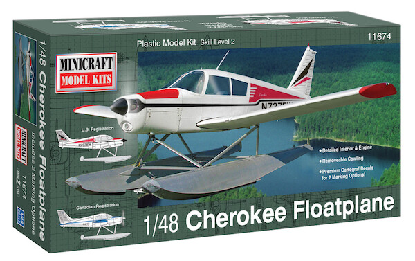 Piper Cherokee floatplane 11674