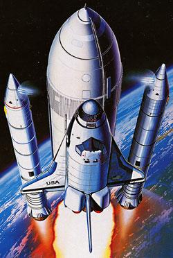 Space Shuttle + Booster 12707
