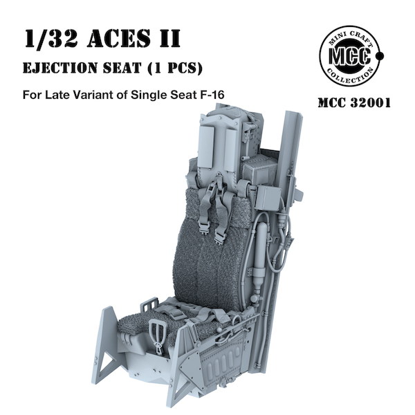 ACES II Ejection seat for late variant Single Seat F16 Fighting Falcon (Tamoya) MCC32001