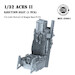 ACES II Ejection seat for late variant Single Seat F16 Fighting Falcon (Tamoya) MCC32001