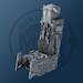 ACES II Ejection Seat wool pad for F16C Mid/Late (1pcs)  (BACK IN STOCK) MCC4812