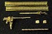 MG81Z machine gun with ammo bands MiWA48-61