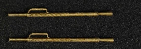 KPVT 14,5 machine gun barrels Type 3 with many holes (2x) A72-47c
