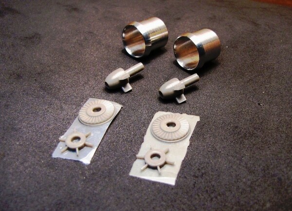 Intake & Nozzles for A3D Skywarrior (Hasegawa)  A72-57