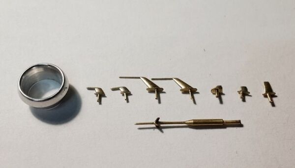 Intake, pitots and antennae for Piper Pa47 (A-Model) A72-63