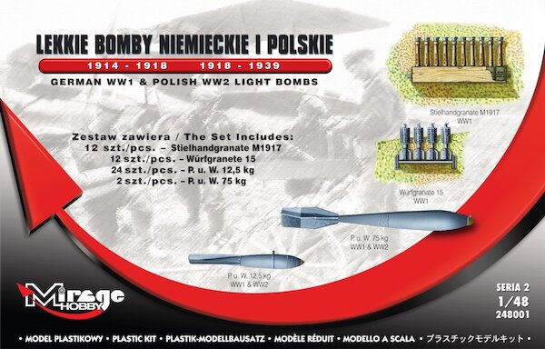 German WW1 and polish WW2 Light Bombs 248001