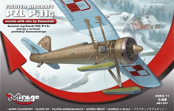 PZL P.11c Polish Air Force with Ski's by Szomanski 481101