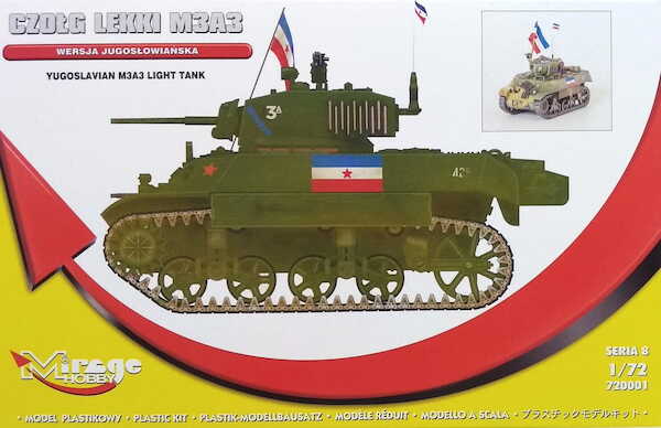 Czolg Lekki M3A3 Yugoslavian M3A3 Stuart Light tank 720001