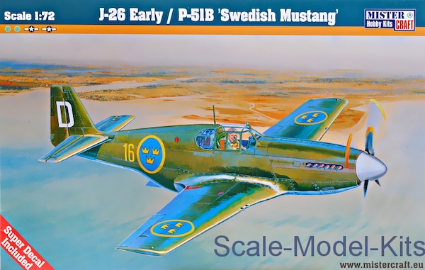 P51B Mustang "Swedish AF J26 (early)"  c57