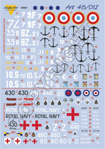 Westland Wasp (Royal Navy), SB2C Helldiver (Aeronavale)  MA4812