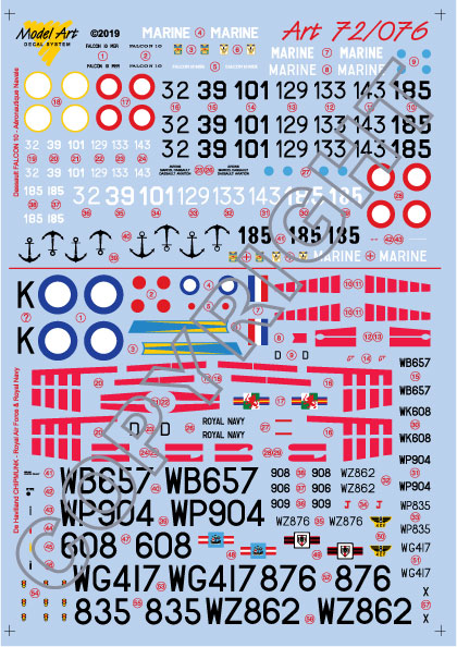 DH Chipmunk (RAF, Royal Navy), Falcon 10 MER (Aronautique Navale)  MA7276