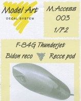 F84G Thunderjet Recce pod (306Sq)  maccess 03
