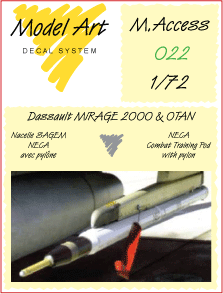 NECA Combat Training Pod for Mirage 2000  maccess 22