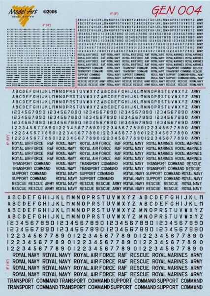 General British Markings (Black)  MAGEN004