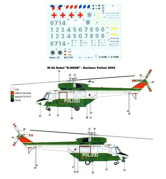 Sokol W3A (SAR Czech AF / Sachsen Polizei)  MCZA7213