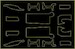 F-16A/B/C/D Fighting Falcon strengthening plates - vinyl  CV48001
