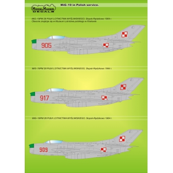 MiG19 in Polish Service  MMD-144005