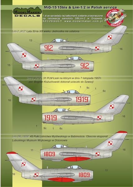 MiG15/15bis in Polish Service MMD-144023