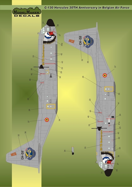 C130 Hercules (30th anniversary Belgian Air Force) MMD-144030