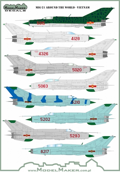 Mikoyan MiG21 Fishbed around the World: Vietnam MMD-144123
