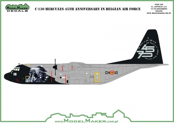 C130 Hercules (45th anniversary Belgian Air Force)  MMD-144156