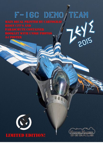 F16 Fighting Falcon Greek  ZEUS Demo Team decal + masks for Academy  MMD-32120