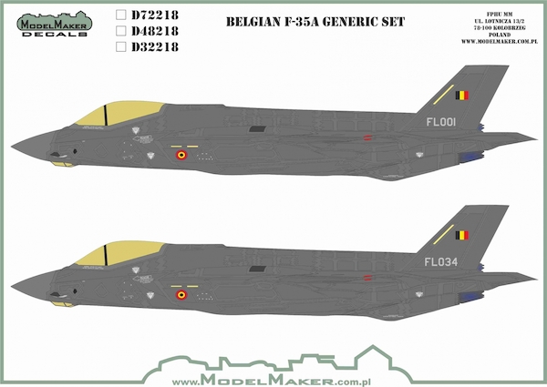 F35A Lightning II (Belgian Air Force) MMD-32218