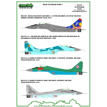 Asian Fulcrums Part 1 with resin IFR probe (REISSUE)  MMD-3D48044