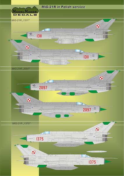 Mikoyan MiG21R Fishbed in Polish Service  MMD-48017