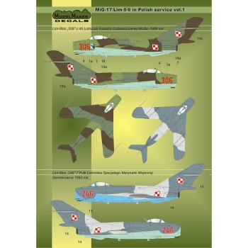 Mikoyan MiG17/LiM5/6 in Polish Service (REISSUE)  MMD-48025