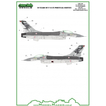 F16C Fighting Falcon (Portugese 20 years Anniversary)  MMD-48059