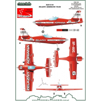 Zlin Z50 Zelazny Aerobatic Team MMD-48076