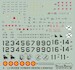 Spanish Typhoon Stencils and insignia MMD-48112