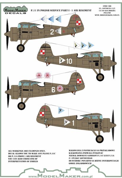 PZL P.11 in Polish service part I  MMD-48121