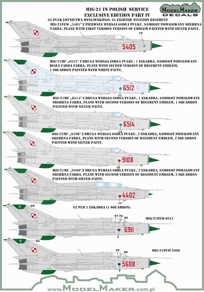 Mikoyan MiG21 in Polish service Exclusive edition Part 4  MMD-48153