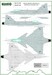 Czech SAAB JAS39C Gripen Stencils and Insignias generic set MMD-48158