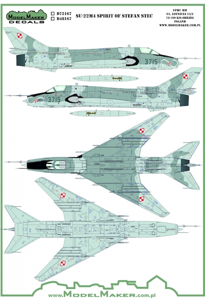 Sukhoi Su22M-4 in Polish service 'Spirit of Stefan Stec  MMD-48167