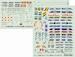 Belgian F16 Squadron markings Insignias and Stencils Generic Set MMD-48175