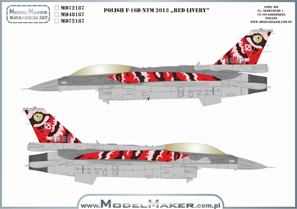 Polish F16D NTM2013 "Fed Livery" MMD-48187