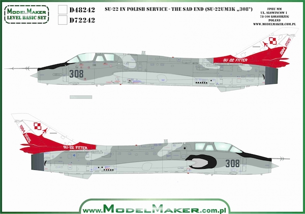 Sukhoi Su22 in Polish Service - The Sad End (Su22UM3K "#08")  MMD-48242