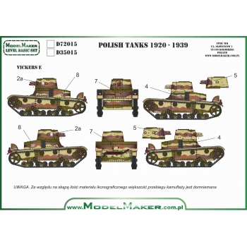 Polish Tanks 1920-1939 MMD-72015