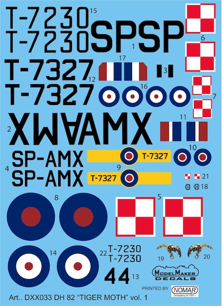 DH82 Tiger Moth Vol 1  MMD-72033