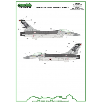 F16C Fighting Falcon (Portugese 20 years Anniversary)  MMD-72059