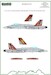 F/A-18 Hornet (Spanish AF 30 Years of ALA 15 - NATO TIGER MEET 2016 (REPRINT for Academy) MMD-72090A