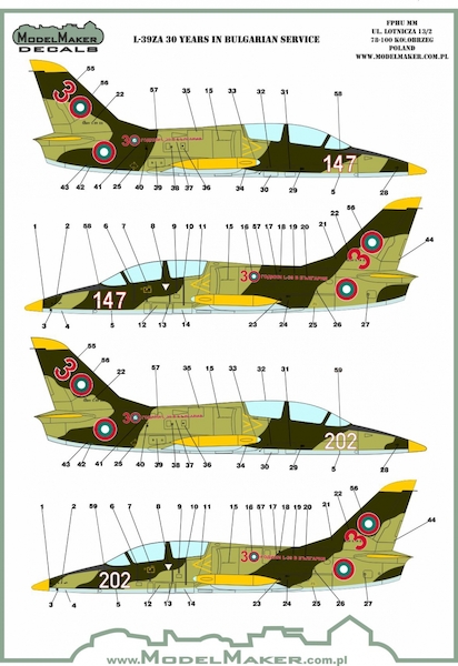 L39 Albatros "30 years in Bulgarian service" MMD-72109