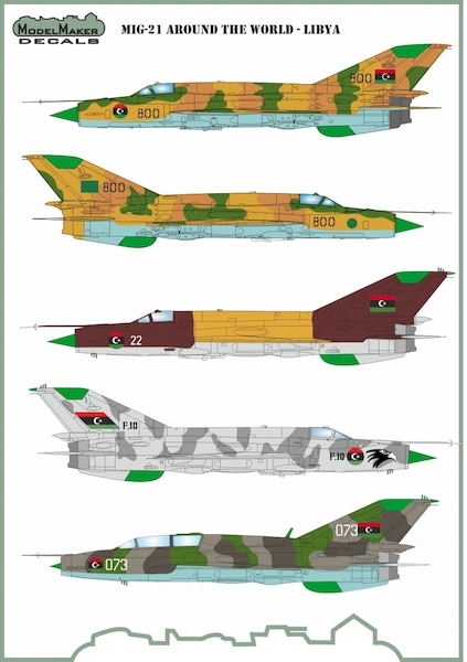 MIG-21 Fishbed around the world - Libya  MMD-72110