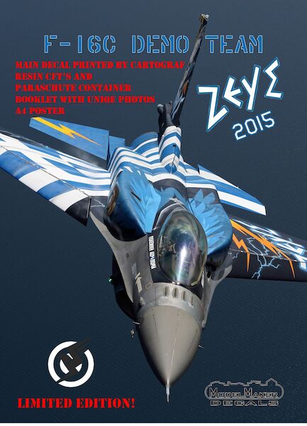 F16C Block 52 Fighting Falcon Greek ZEUS Demo Team decal + Resin parts for Revell MMD-72120