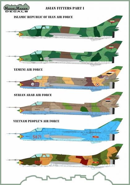 Asian Fitters part 1 (Yemen AF, North Korea, Iran, Syria) MMD-72122