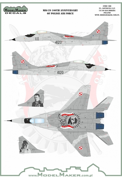 Mikoyan MiG29M Fulcrum "100th Anniversary of the Polish AF) MMD-72124